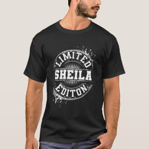 Camiseta Sheila Edição Limitada Divertida Personalizada Nom