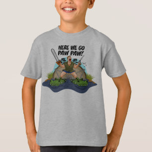 Camiseta Shelby o homem do pântano - aqui nós vamos pata 