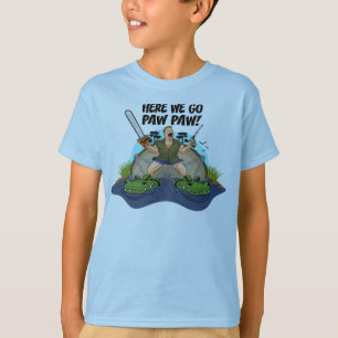Camiseta Shelby o homem do pântano - aqui nós vamos t-shi