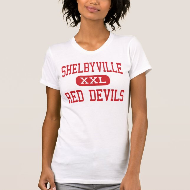 Camiseta Shelbyville - diabos vermelhos - alto - (Frente)