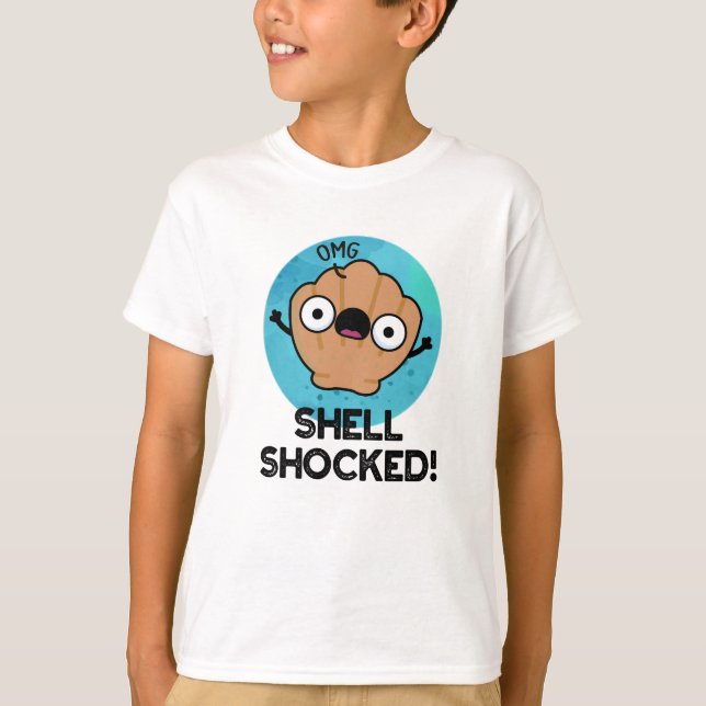 Camiseta Shell Chocou o Funny Seashell Pun (Frente)