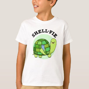 Camiseta Shell-fie Funny Tortoise Selfie Pun