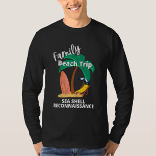 Camiseta Shell Reco de Triagem Marítima da Família de Praia