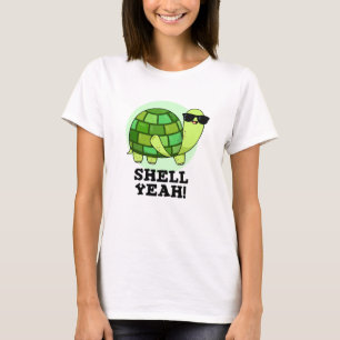 Camiseta Shell Sim Engraçado Tortoise Pun