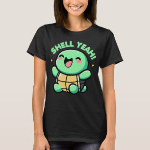 Camiseta Shell Sim Tábua Bonita Pun Engraçado