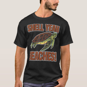 Camiseta Shell Sim, Tartaruga Marinha Tortoise Se