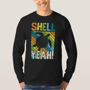 Camiseta Shell Sim Turtle Earth Day World Planet Day Vinta