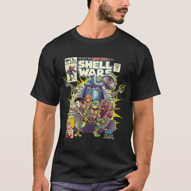 Camiseta Shell Wars retro (Frente)