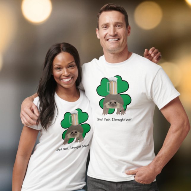 Camiseta Shell Yeah, I brought beer (Criador carregado)
