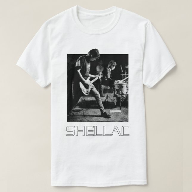 CAMISETA SHELLAC E (Frente do Design)