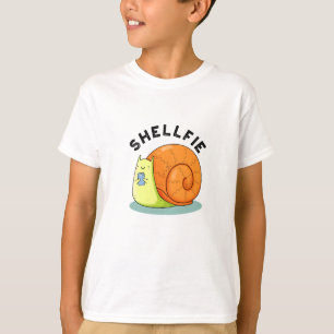 Camiseta Shellfie Cute Snail Selfie Pun