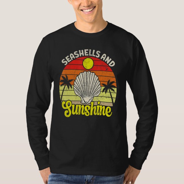 Camiseta Shelling & Beachcombing Shell Hunter  Seashell Col (Frente)