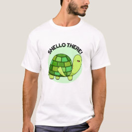 Camiseta Shello Ali Engraçado Tortoise Pun