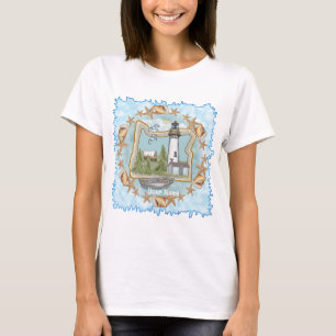 Camiseta Shells Oregon Lighthouse