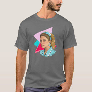 Camiseta Shelly na garota do restaurante