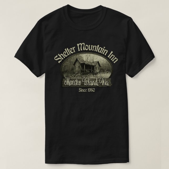 Camiseta Shelter Mountain Em 1980 (Frente do Design)