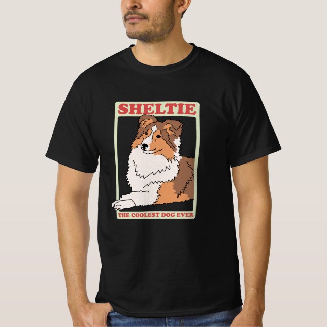 Camiseta Sheltie Coest Dog | Shetland Sheepdog (Frente)