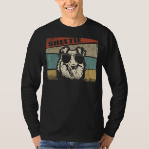 Camiseta Sheltie Dog Simple Vintage Style Legal