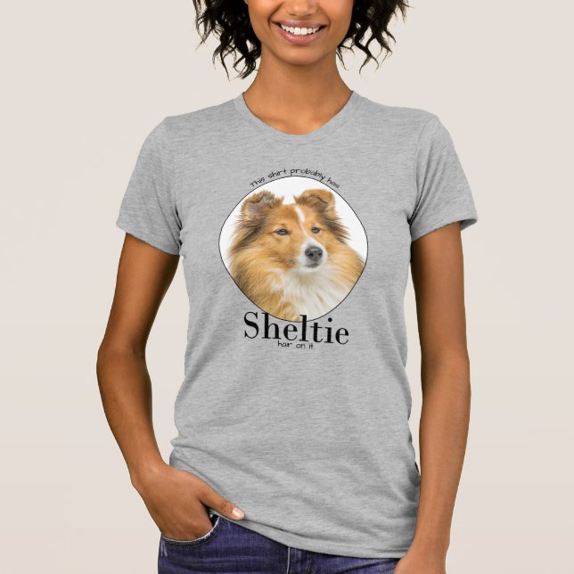 Camiseta Sheltie Hair (Frente)