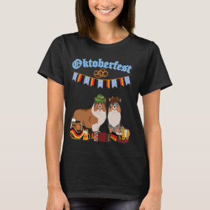 Camiseta Sheltie Oktoberfest Shetland Sheepdog