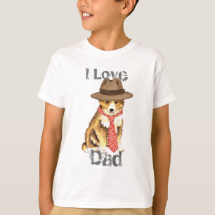 Camiseta Sheltie Pai
