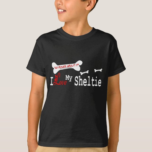 Camiseta Sheltie Shetland Sheepdog Gifs (Frente)