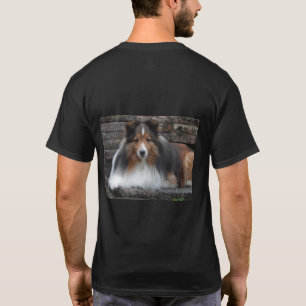 Camiseta Sheltie T-shirt de dois lados