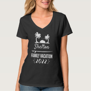 Camiseta Shelton Family Vacation Tropical Group Trip Beach