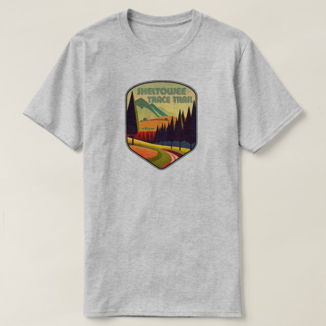 Camiseta Sheltowee Trace Cores do Tennessee do Kentucky (Frente do Design)