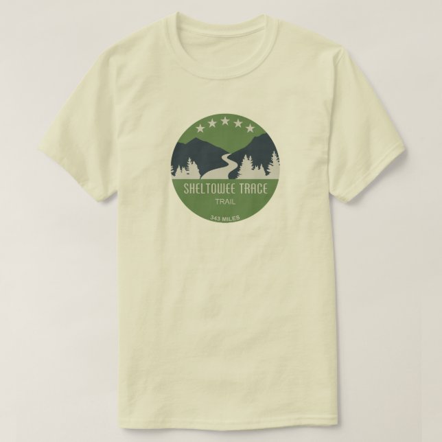 Camiseta Sheltowee Trace do Kentucky Tennessee (Frente do Design)