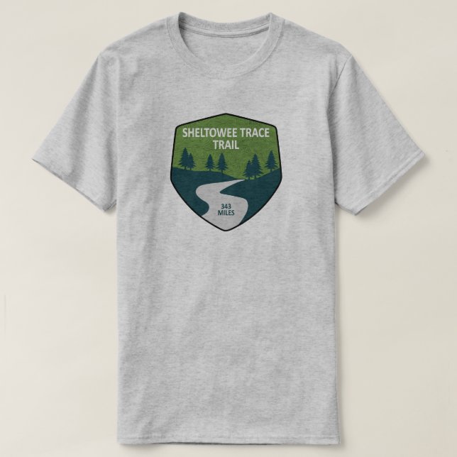 Camiseta Sheltowee Trace do Kentucky Tennessee (Frente do Design)
