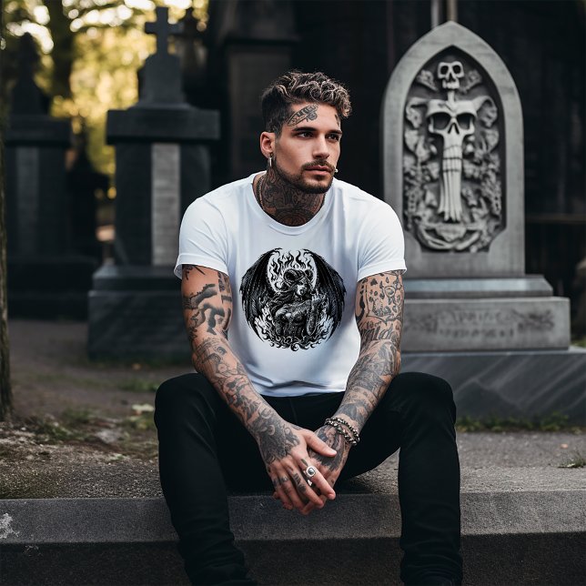 Camiseta Shemala Alada (Criador carregado)