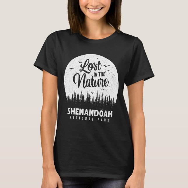 Camiseta Shenandoah National Park Nature Souvenir Virginia (Frente)