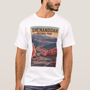 Camiseta Shenandoah National Park Virginia Wilderness Art