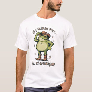 Camiseta Shenanigan Sapo Divertido Saúde Mental