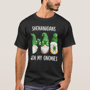 Camiseta Shenanigans Com Meu Gnomo De Dia de São Patrício