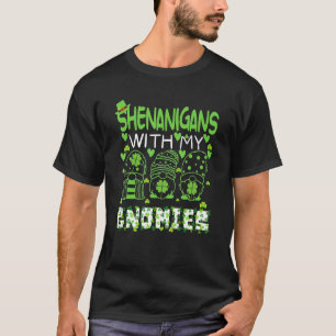 Camiseta Shenanigans Com Meu Gnomo De Dia de São Patrício