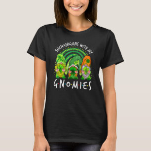 Camiseta Shenanigans Com Meu Gnomo De Dia de São Patrício