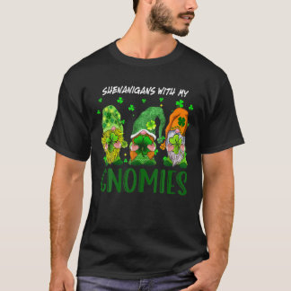 Camiseta Shenanigans Com Meu Gnomo De Dia de São Patrício