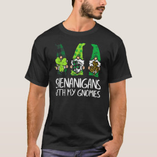Camiseta Shenanigans Com Meus Gnomos Gnomos Paddys Rua Patr