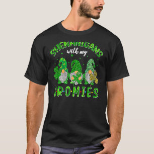 Camiseta Shenanigans Com Minha Rua De Gnomos Gnomo Do Dia D
