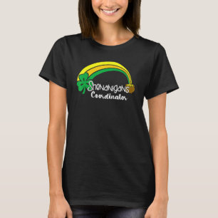 Camiseta Shenanigans Coordenador Dia de São Patrício de Pro
