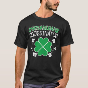 Camiseta Shenanigans Coordenador Funny Dia de São Patríci