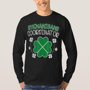 Camiseta Shenanigans Coordenador Funny Dia de São Patrício