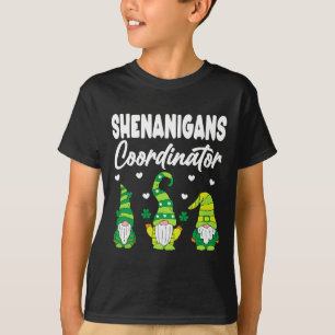Camiseta Shenanigans Coordenador Shamrock Dia de São Patríc