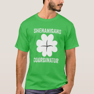 Camiseta Shenanigans Coordinator Funny St Patricks Day Teac