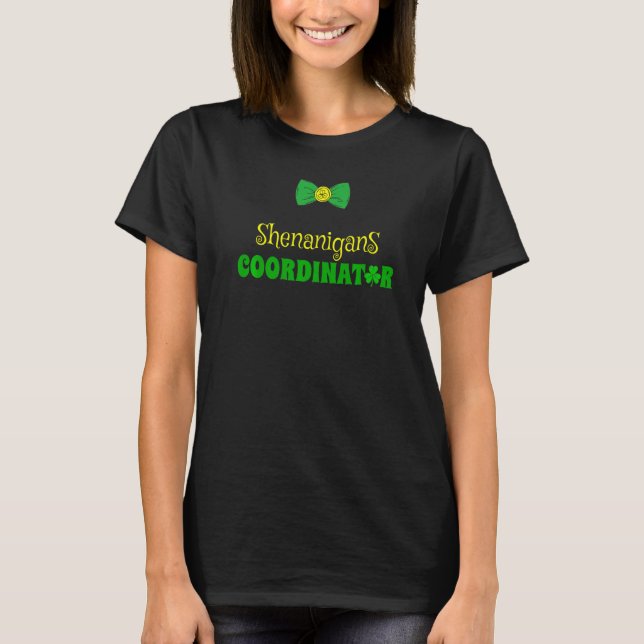 Camiseta Shenanigans Coordinator shirt Funny Teacher St Pat (Frente)