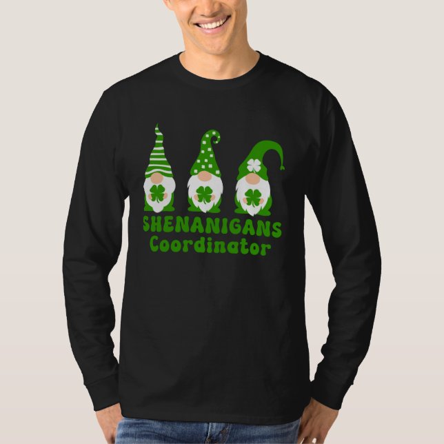 Camiseta Shenanigans Coordinator  St Patrick s Day Shenanig (Frente)