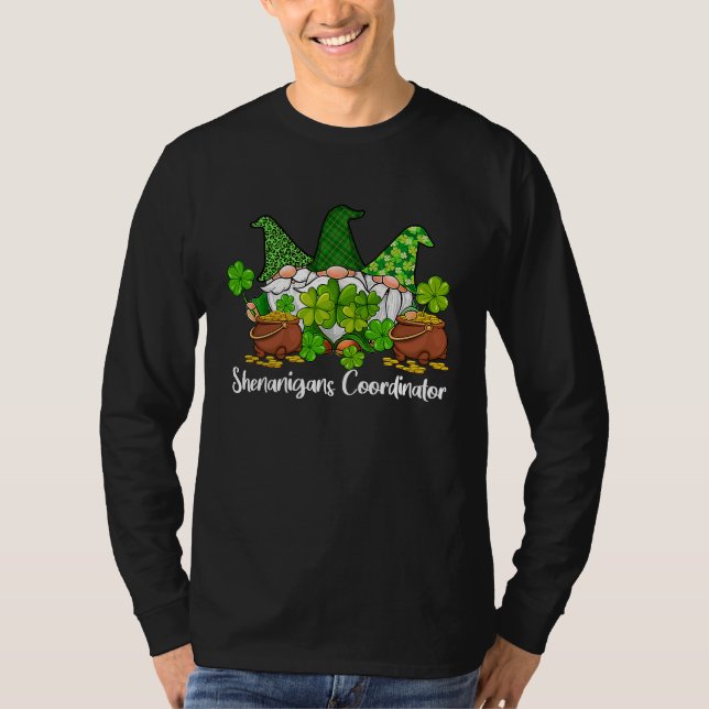 Camiseta Shenanigans Coordinator St Patricks Day Teacher Gn (Frente)
