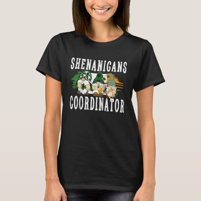 Camiseta Shenanigans Coordinator  St Patricks Day Teacher R (Frente)